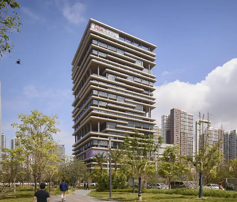 Foirgneamh Ceanncheathrú Shenzhen Webank